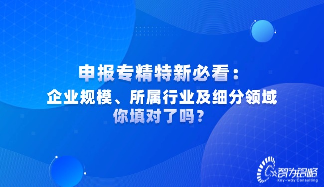申報(bào)專精特新必看：企業(yè)規(guī)模、所屬行業(yè)及細(xì)分領(lǐng)域你填對(duì)了嗎？.jpg