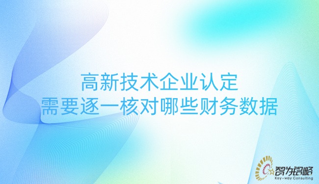 高新技術(shù)企業(yè)認(rèn)定需要逐一核對哪些財(cái)務(wù)數(shù)據(jù).jpg